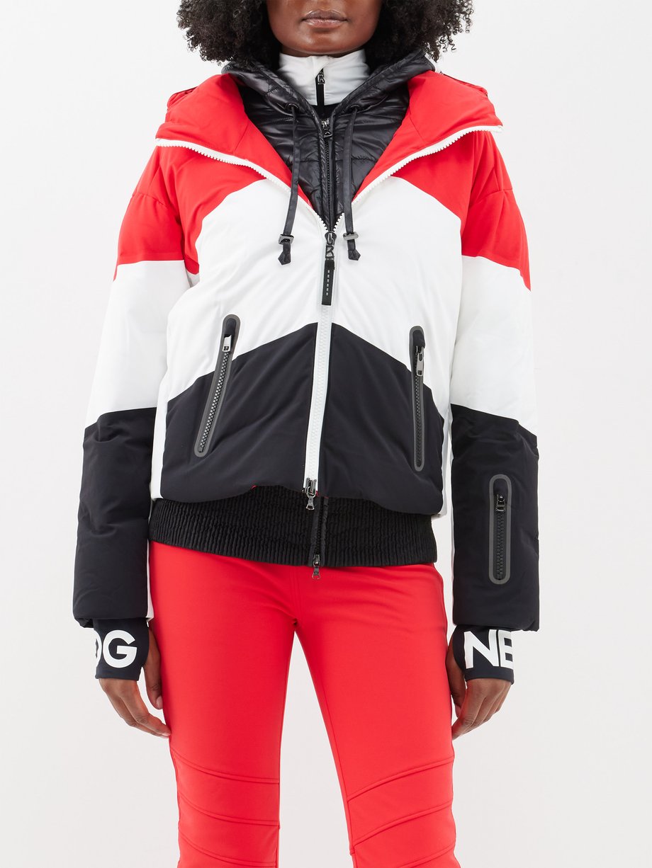 Bogner Vila down hooded ski jacket
