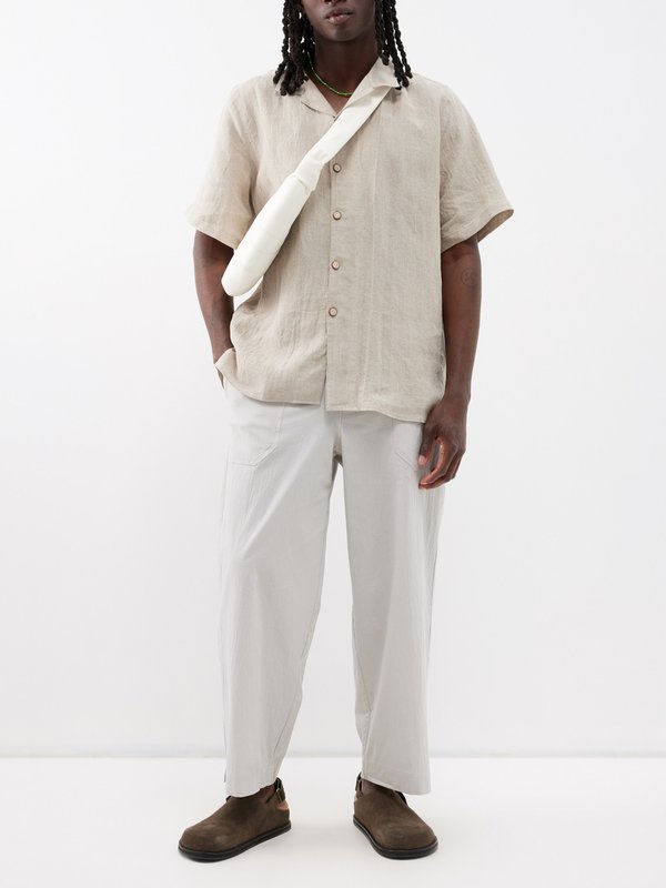 Marané Linen short-sleeved shirt