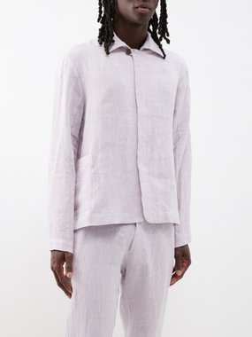 Marané Patch-pocket linen jacket