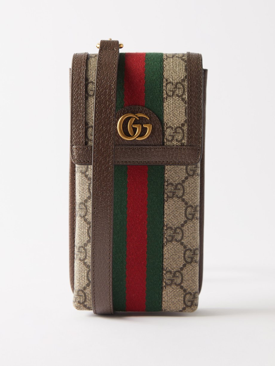 Gucci Beige GG Supreme Canvas and Leather Travel Tie Case Gucci