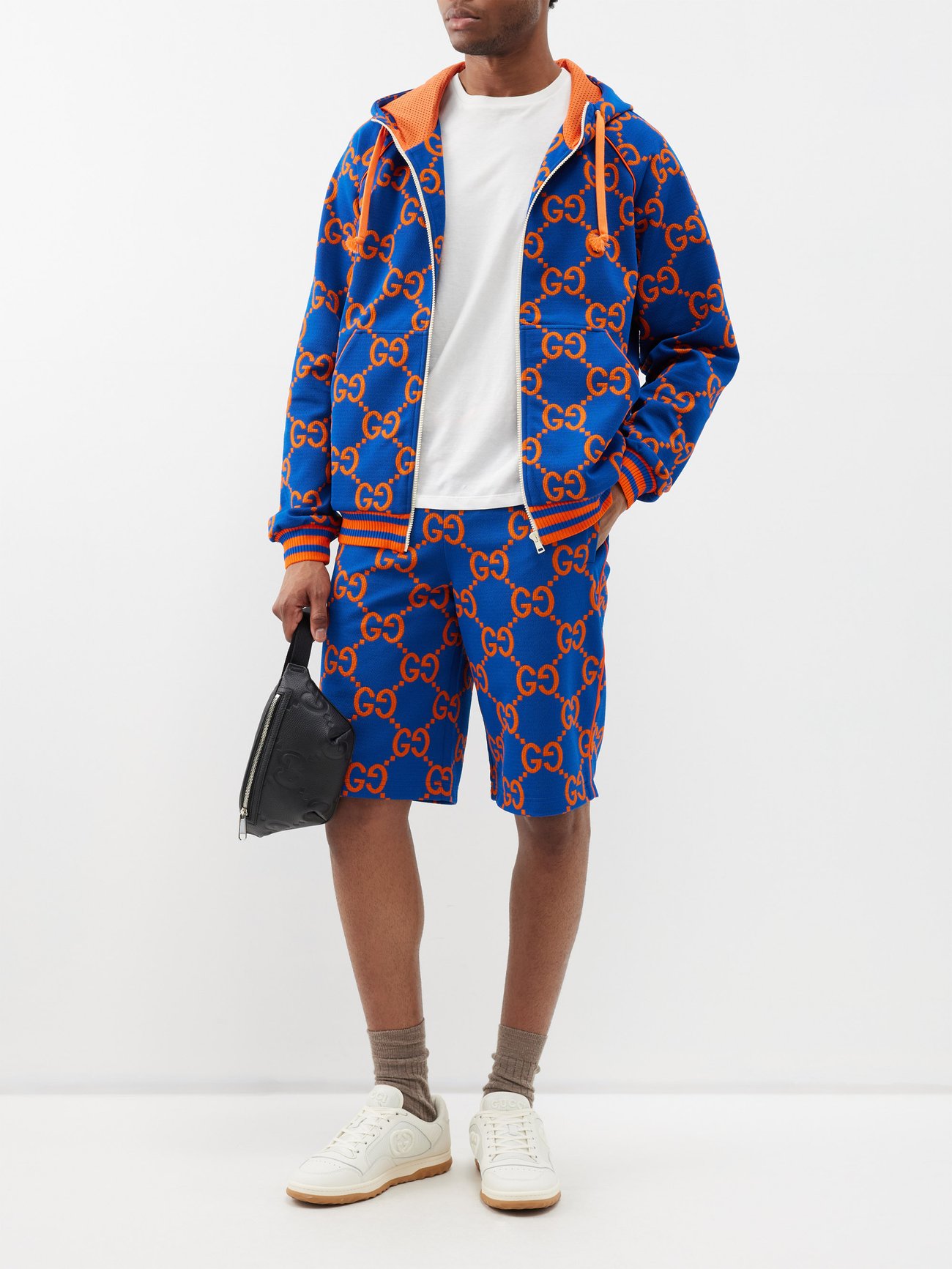 Louis Vuitton Monogram Jacquard Cotton Jersey Shorts