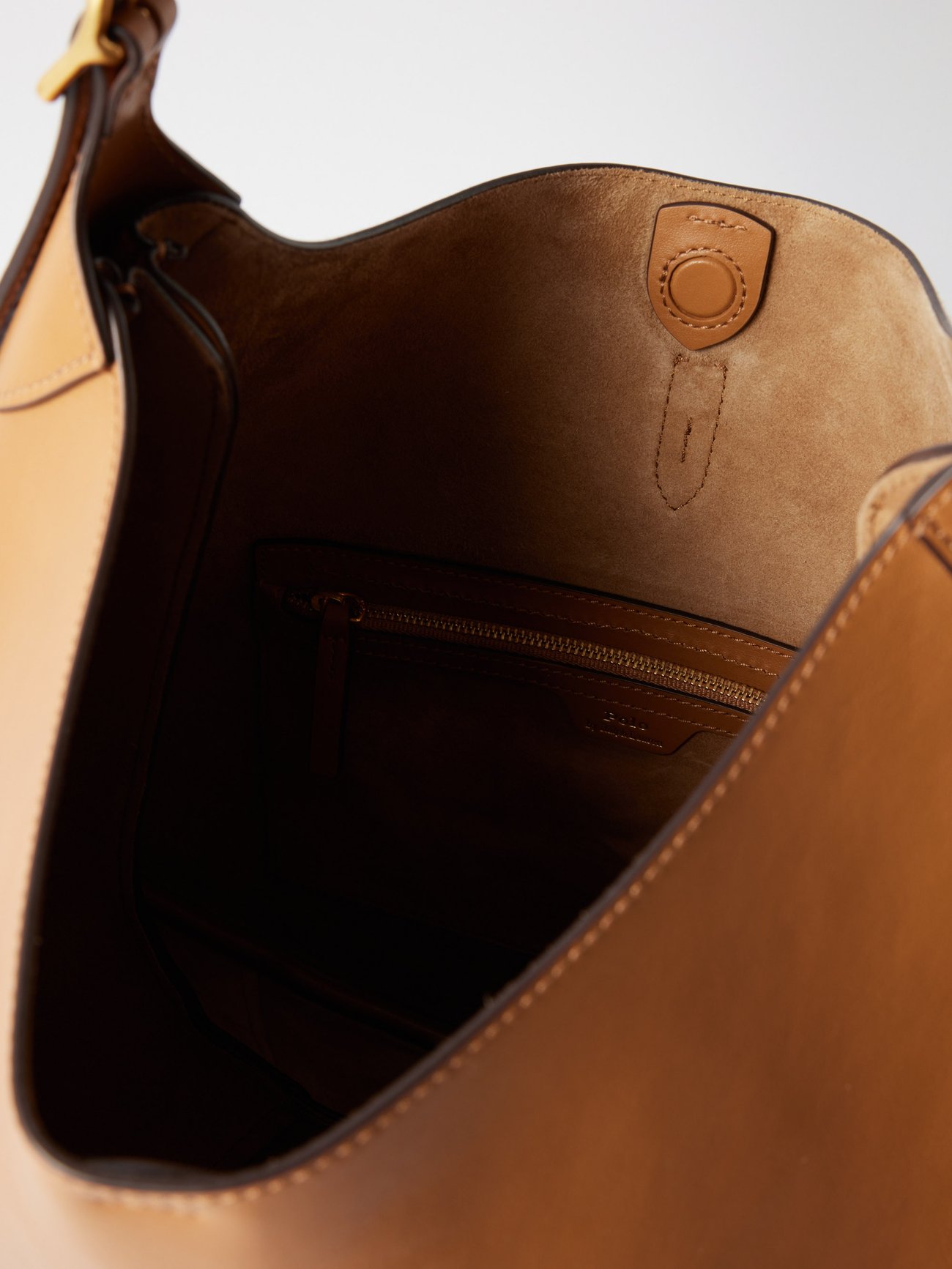 Polo Ralph Lauren Polo ID Medium Leather Shoulder Bag