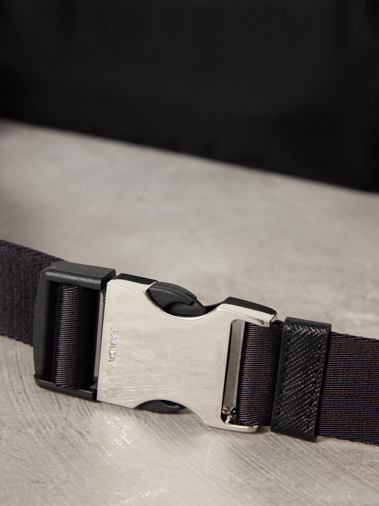 Prada Re-Nylon logo-plaque belt bag - ShopStyle