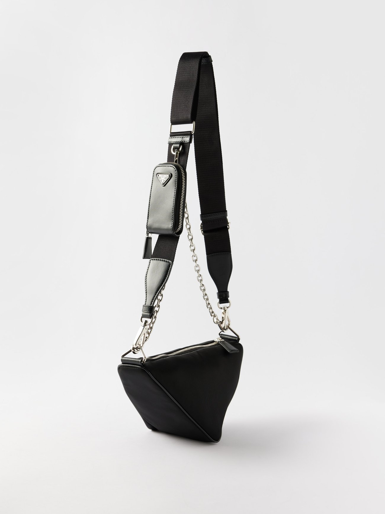 Prada Re-Nylon Camera Bag - Black Crossbody Bags, Handbags - PRA880319