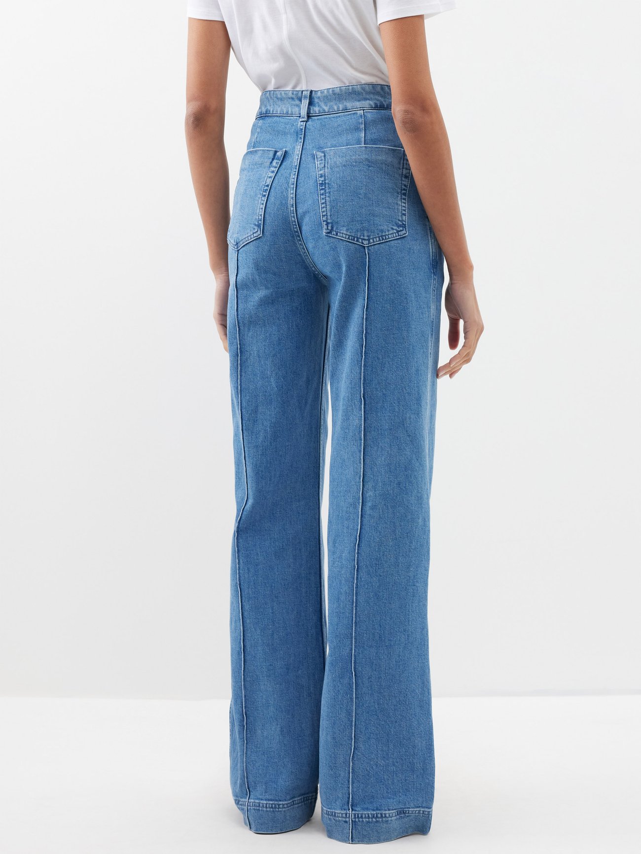High Waisted Denim Trouser – Another Tomorrow