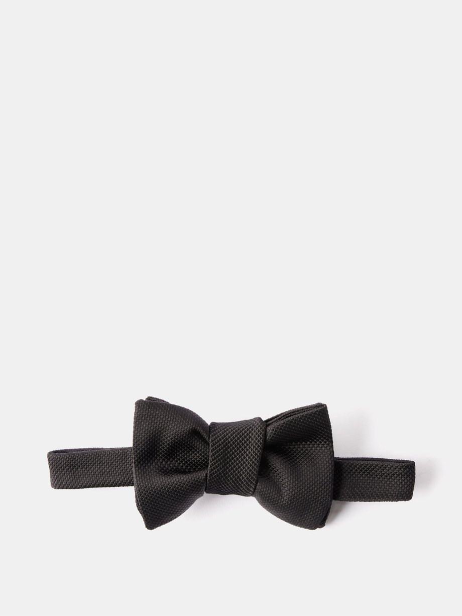 Charvet Silk-jacquard bow tie