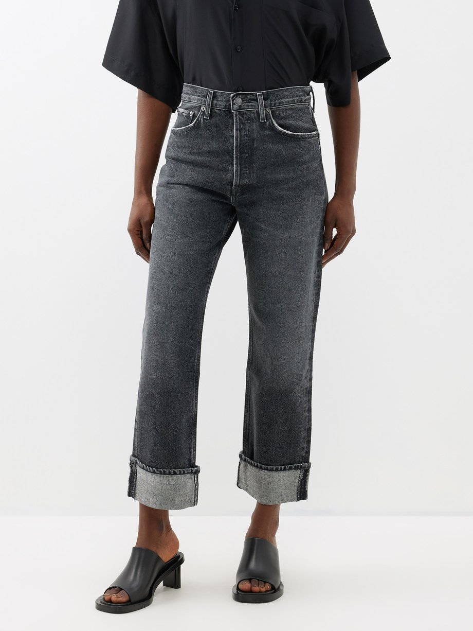 Black Fran cropped jeans | Agolde | MATCHESFASHION UK