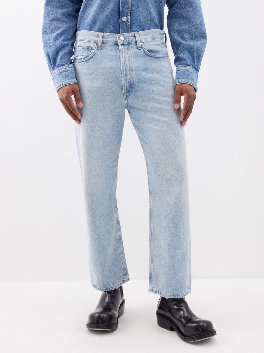 Blue 90s organic-cotton straight-leg jeans | Agolde | MATCHESFASHION UK