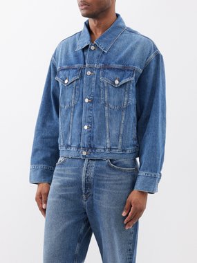 Givenchy 4G Monogram Denim Trucker Jacket