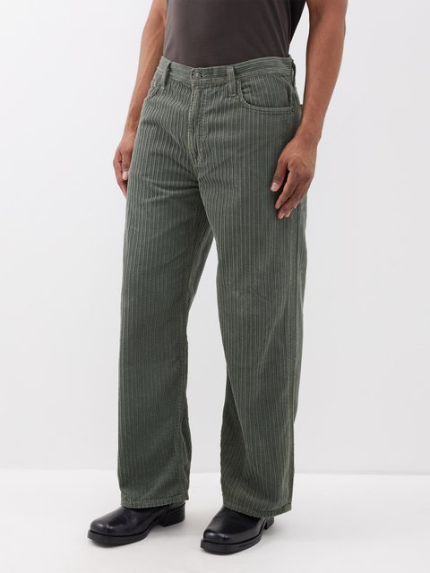 WEGUKRI Spring Autumn Men's Corduroy Pants, Cotton Stretch Casual Classic  Brown Grey Slim Trousers at Amazon Men's Clothing store