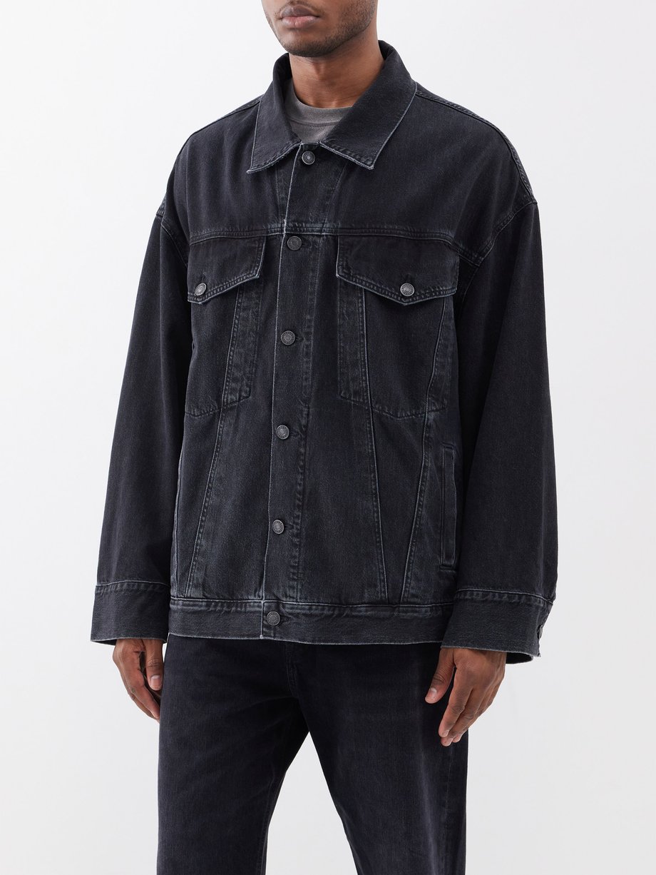 THRILLS Ryder Oversized Denim Jacket - Black – Minty Lifestyle