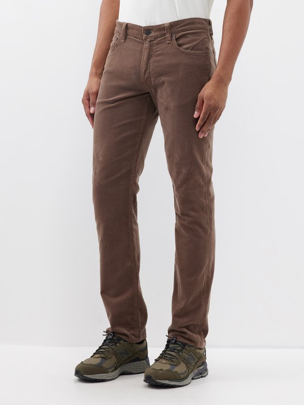 Citizens of Humanity Gage cotton-blend corduroy slim-leg trousers
