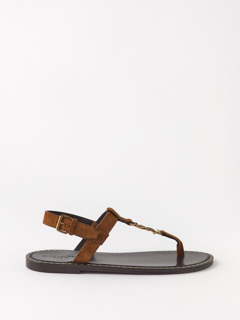 Ralph Lauren Braided Thong T-Strap Sandals Size 9B Slingback Toe Post  Leather | T strap sandals, T strap, Slingback