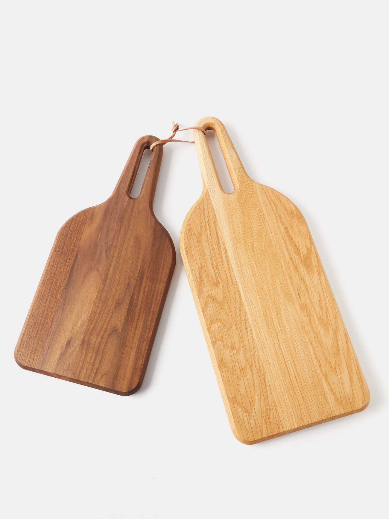 The Conran Shop Large Square Oak Wood Chopping Board in Brown