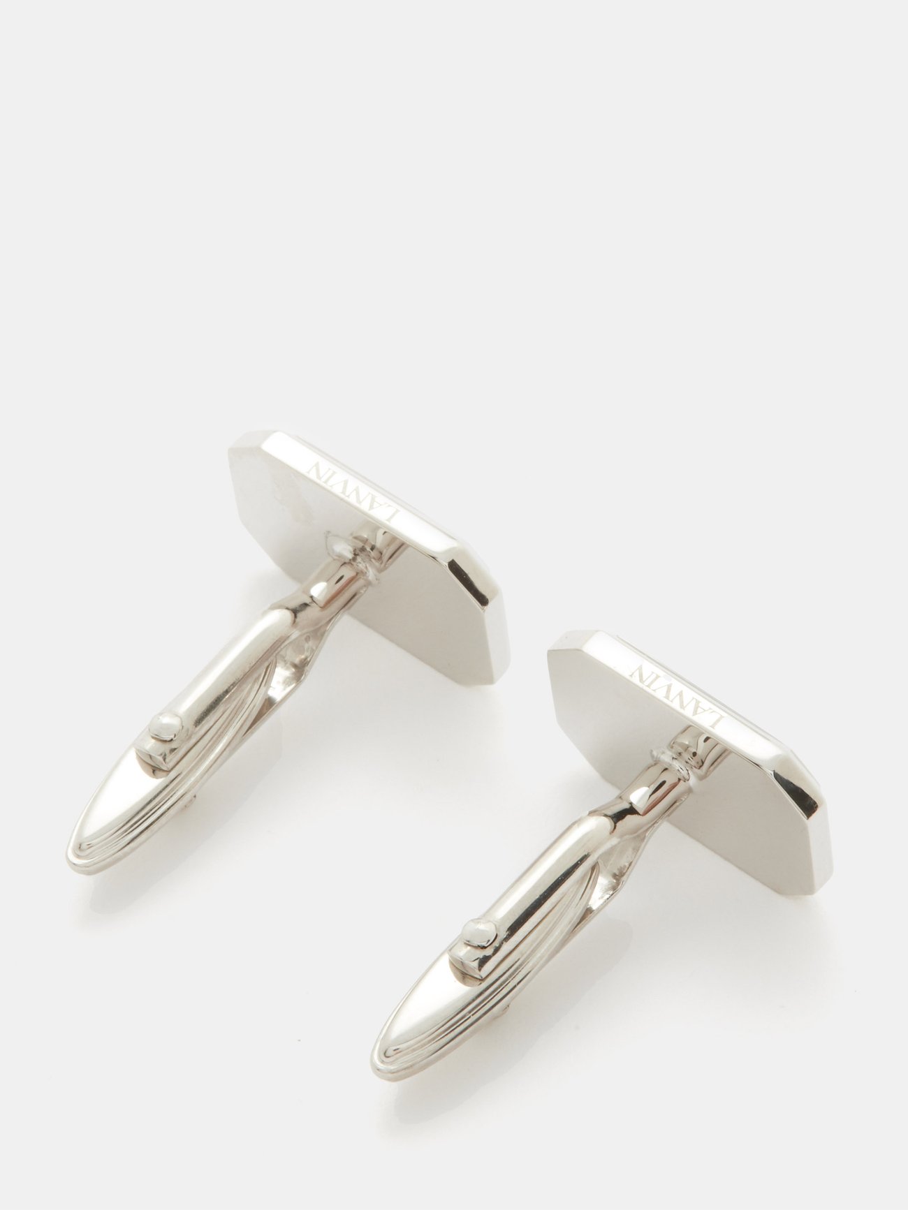 Lanvin - Men - Platinum-Plated Cufflinks Silver