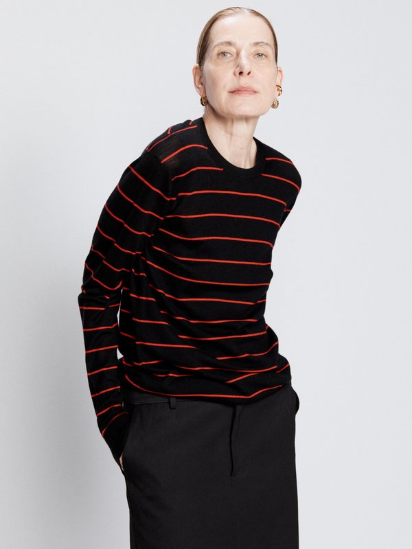 Raey Striped merino wool crew-neck jumper