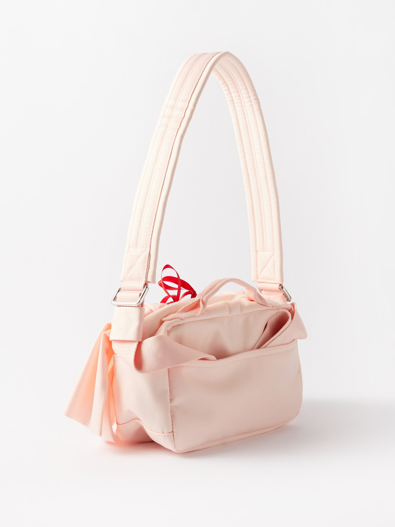 Ruffled Crossbody Bag in Pink - Simone Rocha