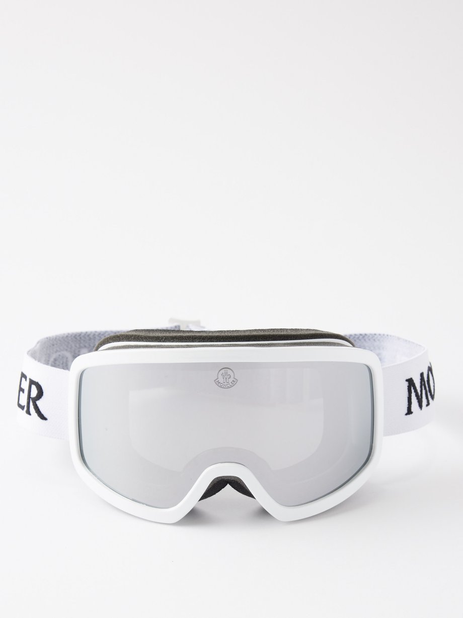 White Injected mask ski goggles | Moncler | MATCHES UK