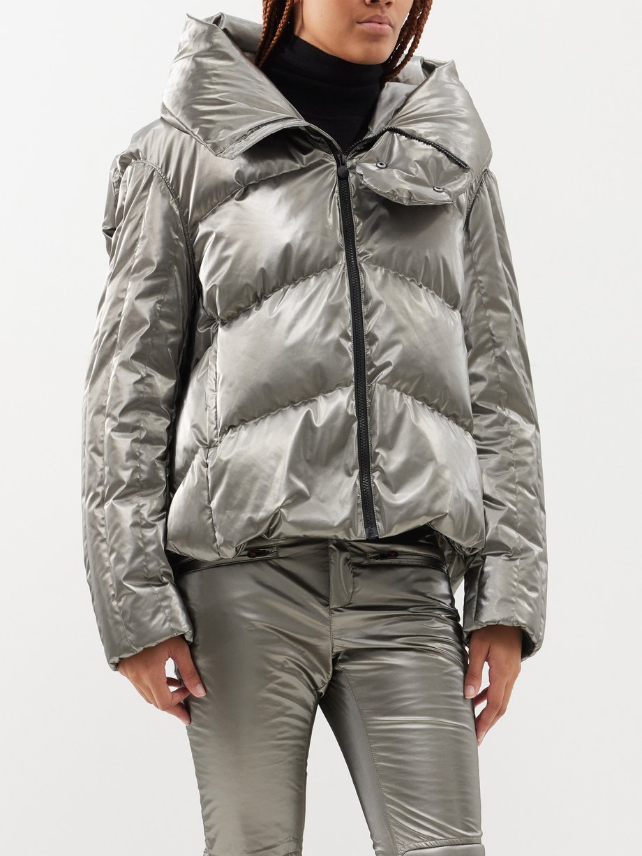 Perfect Moment Orelle quilted-star down ski jacket