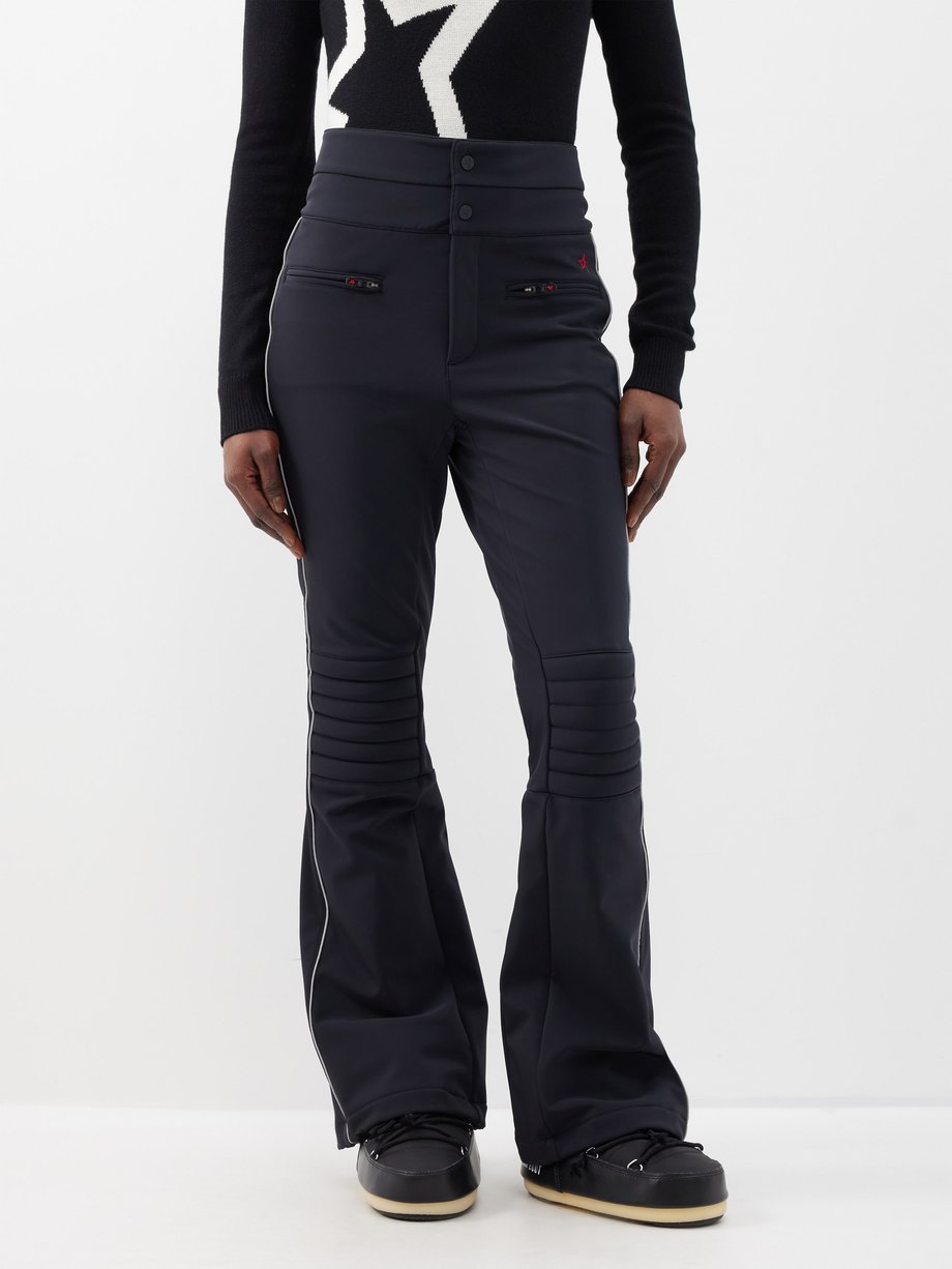 Black Linda softshell ski trousers | Perfect Moment | MATCHES UK