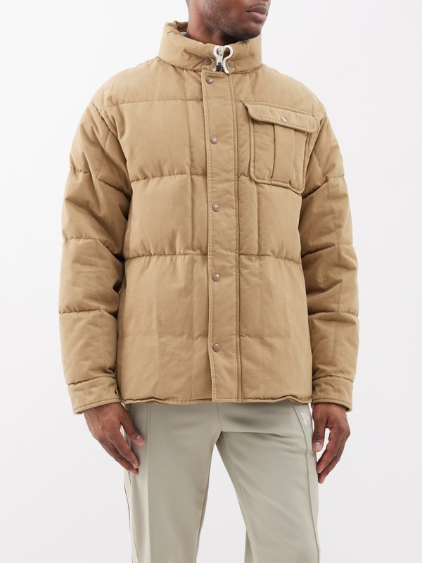 8 MONCLER PALM ANGELS (Moncler Genius) Fieldrush quilted down coat