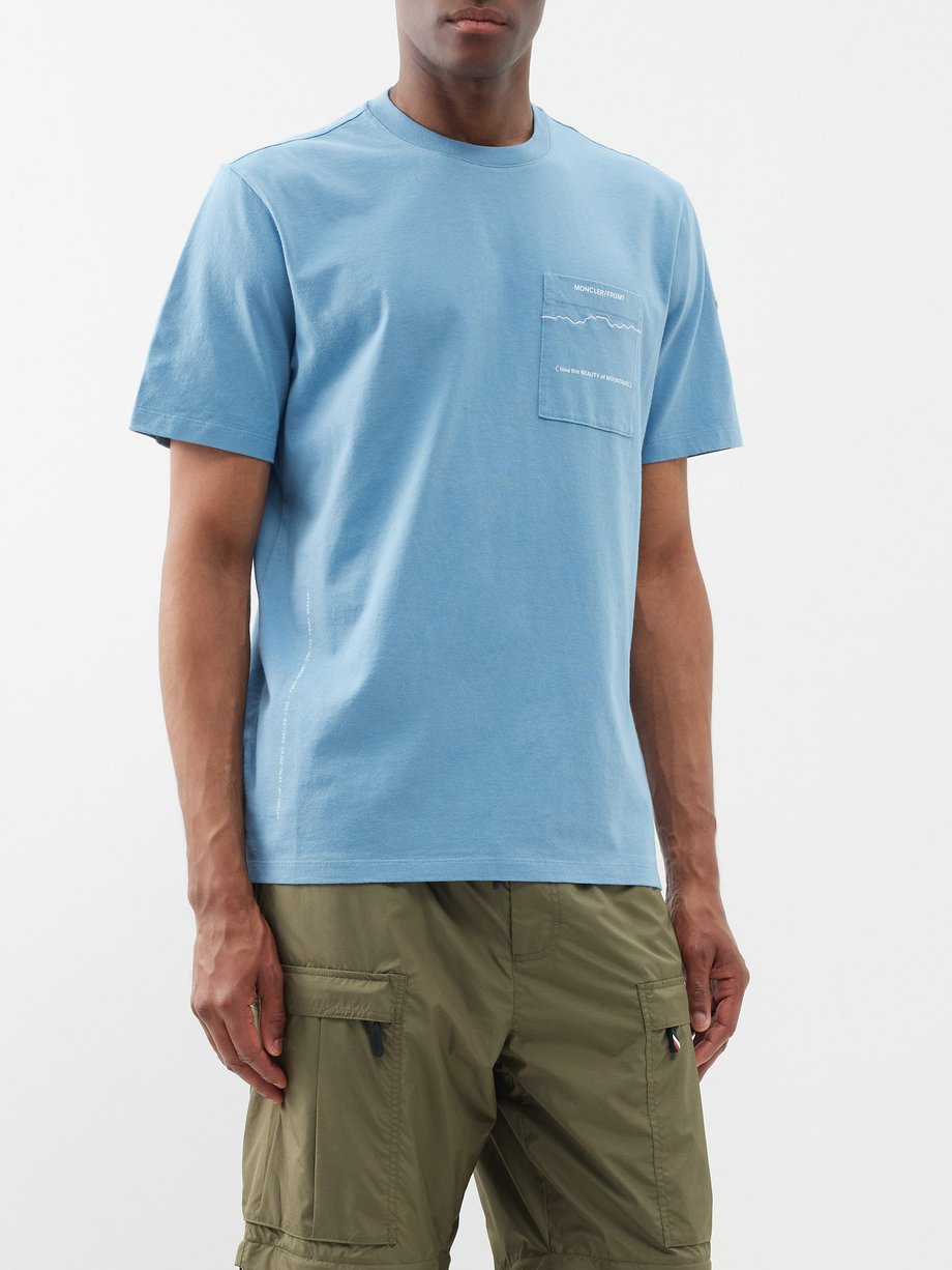 Moncler x FRGMT T-shirt en jersey de coton à imprimé logo