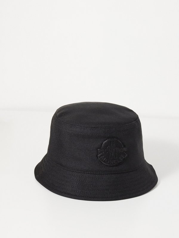 Moncler Genius Logo-patch twill bucket hat