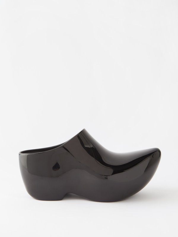 Black Technoclog rubber clogs | Balenciaga | MATCHES UK