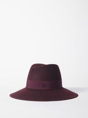 Maison Michel Kate wool-felt fedora hat