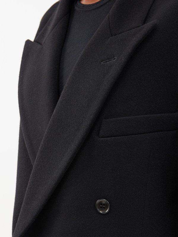 Raey Exaggerated shoulder wool tailored jacket