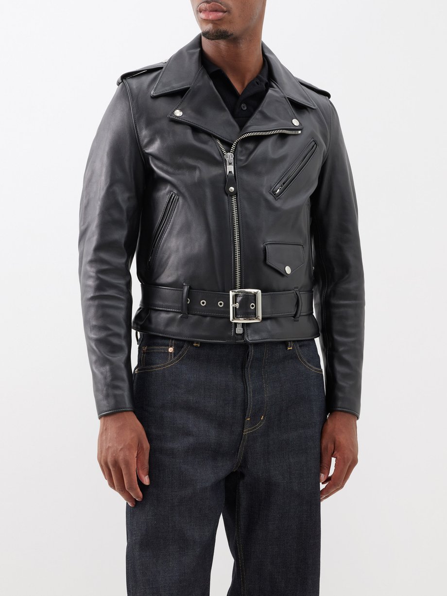 Black Perfecto One Star leather jacket, Schott NYC