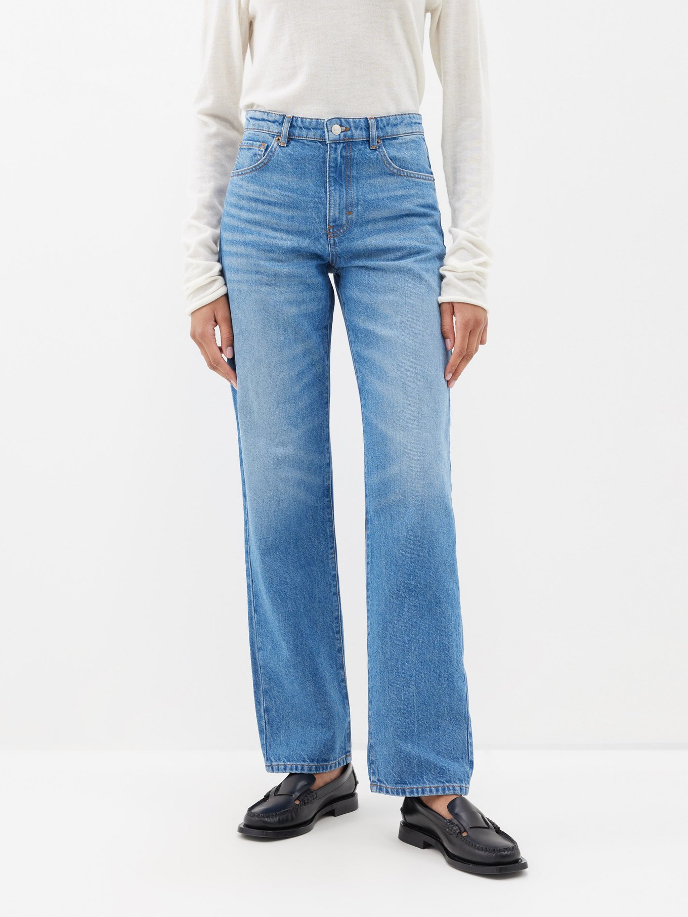 Onasis relaxed-leg jeans | ba&sh