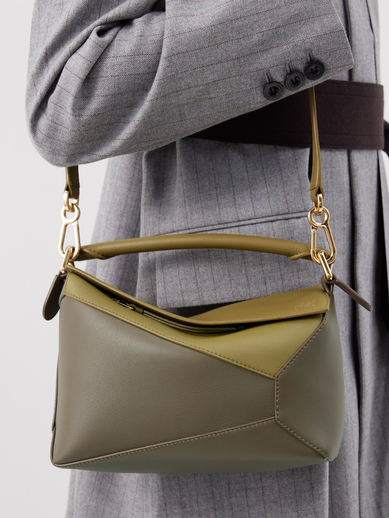 Puzzle small leather cross-body bag | LOEWE