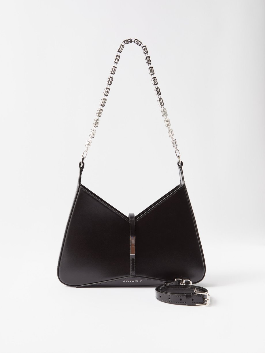 Black Cut Out small leather shoulder bag | Givenchy | MATCHESFASHION US