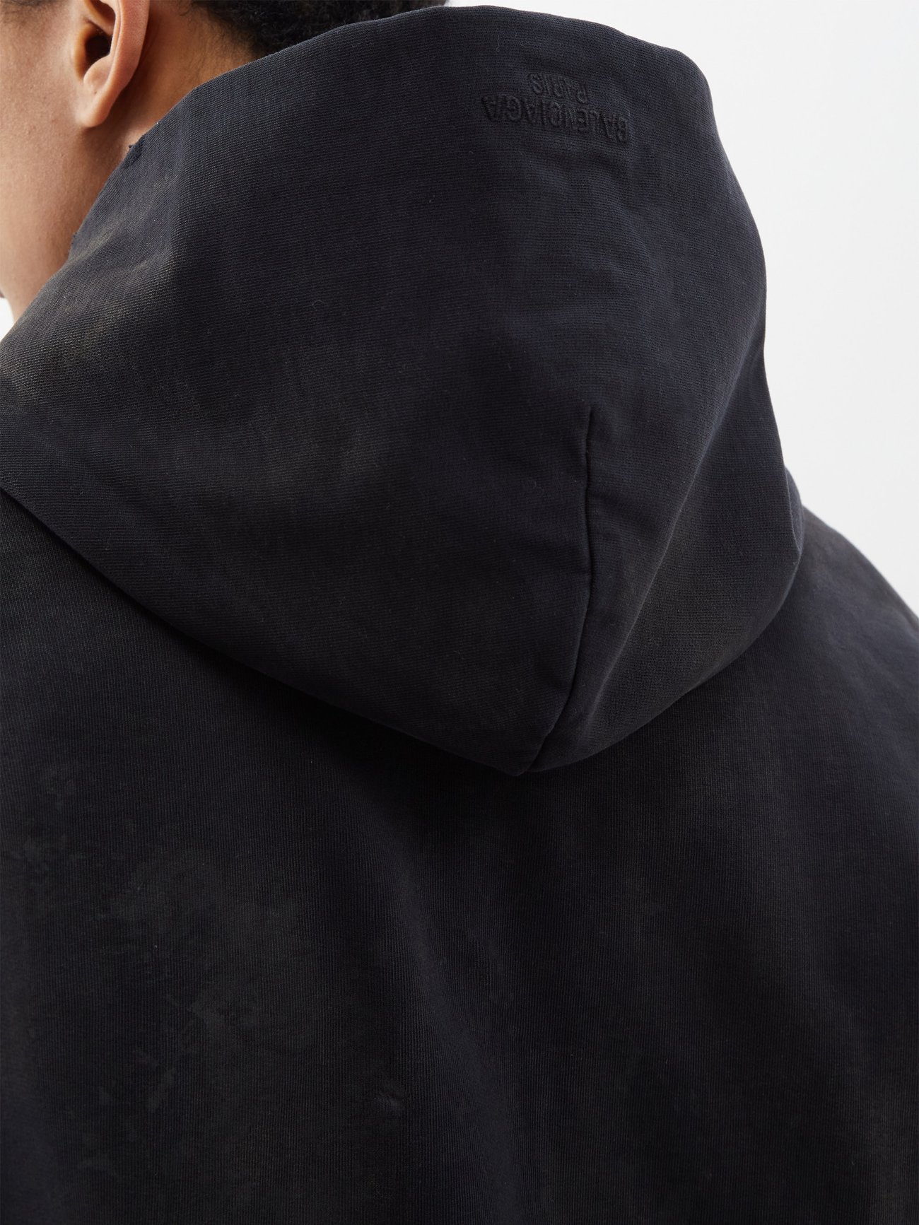 Distressed cotton hoodie - Balenciaga - Men