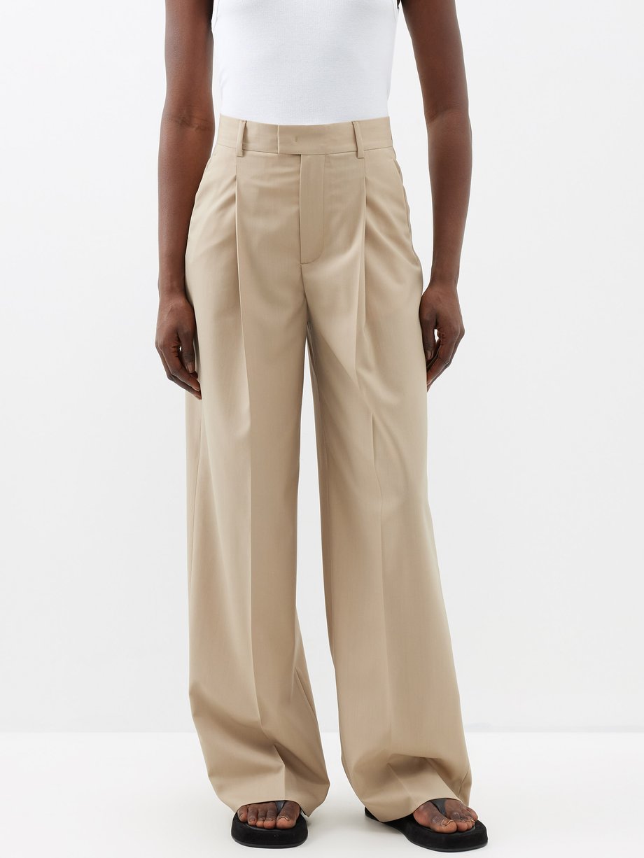 Black Technical-pleated Trousers Pleats Please Issey Miyake, 42% OFF
