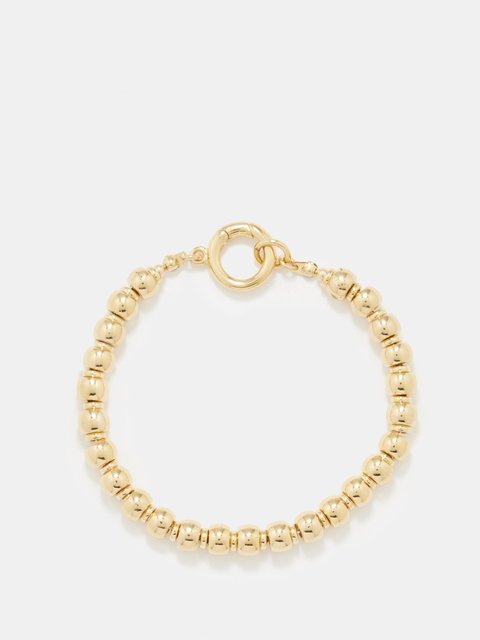Cassandre embellished chain bracelet in gold - Saint Laurent