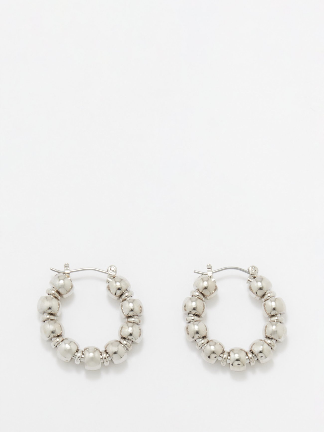 Silver Maremma platinum-plated earrings | Laura Lombardi