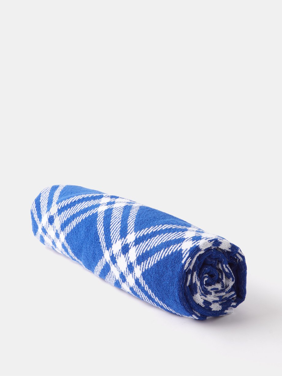 Burberry Checked cotton-terry towel