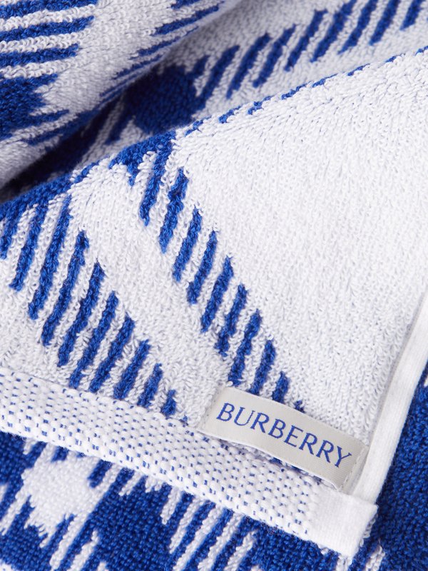 Burberry Checked cotton-terry towel
