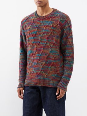 The Elder Statesman Marlo wool-blend mélange sweater