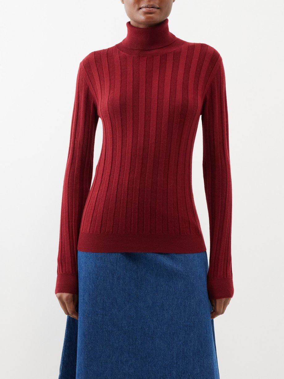 Giuliva Heritage The Matilde roll-neck cashmere-blend sweater