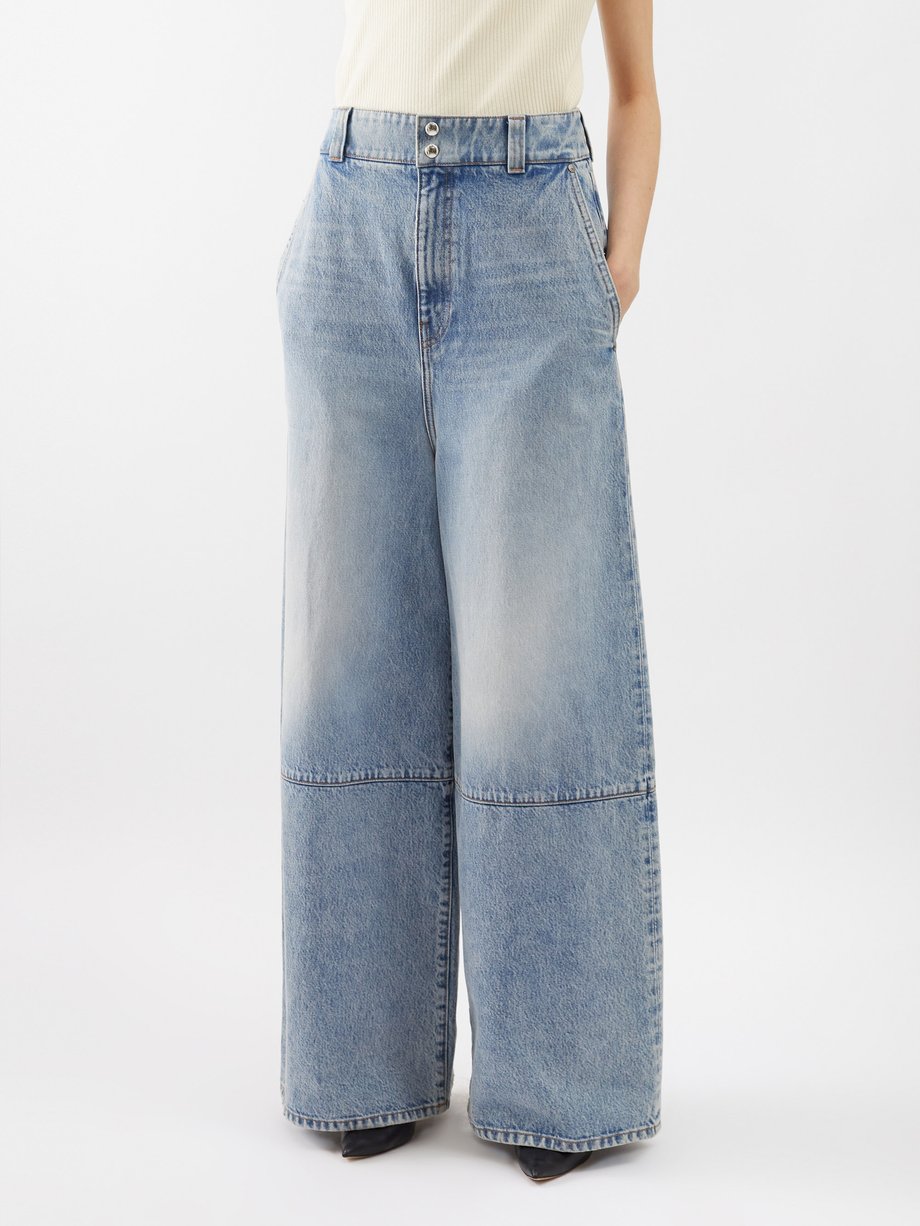 Blue Isla wide-leg jeans | Khaite | MATCHESFASHION US