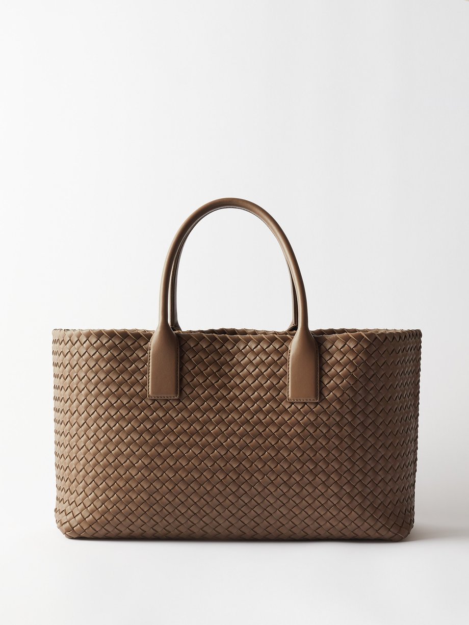 Brown Cabat medium Intrecciato-leather tote bag | Bottega Veneta ...