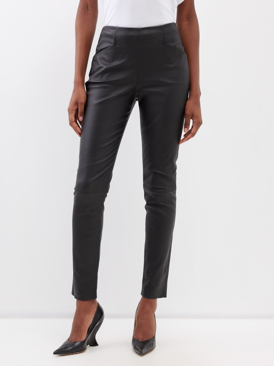 Women's Stretch Leather Legging, VICTORIA BECKHAM