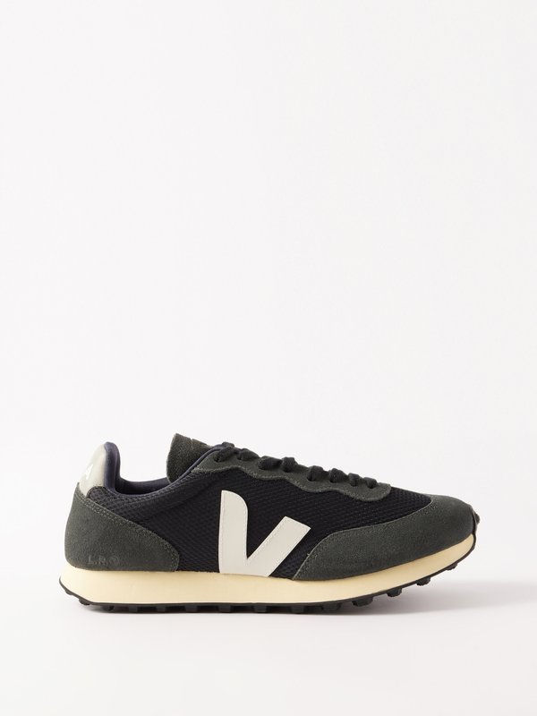 Veja Rio Branco suede and mesh trainers