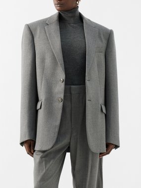 WARDROBE.NYC Wool-blend oversized blazer