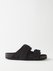 Uji shearling-lined suede sandals