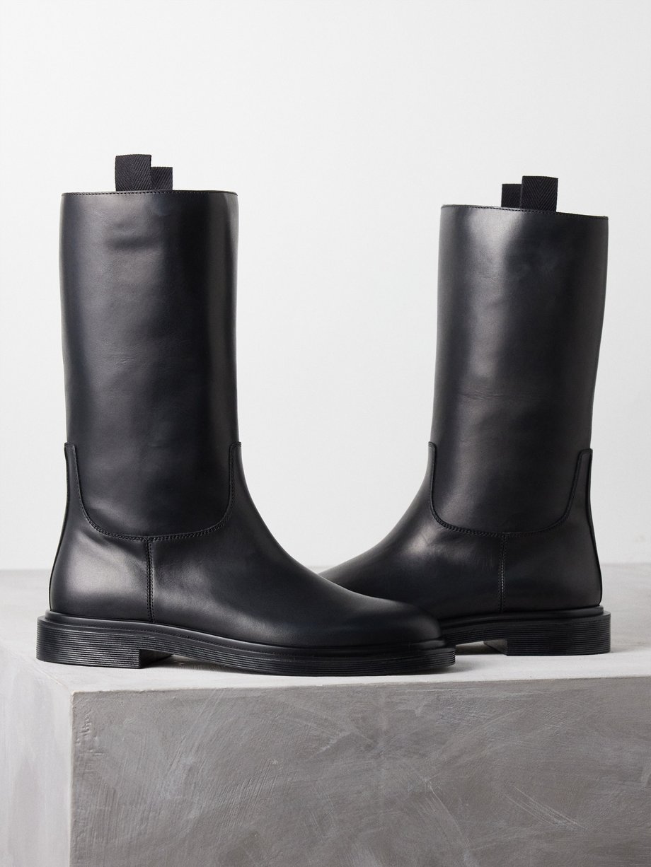 The Row Ranger Tubo 25 leather boots