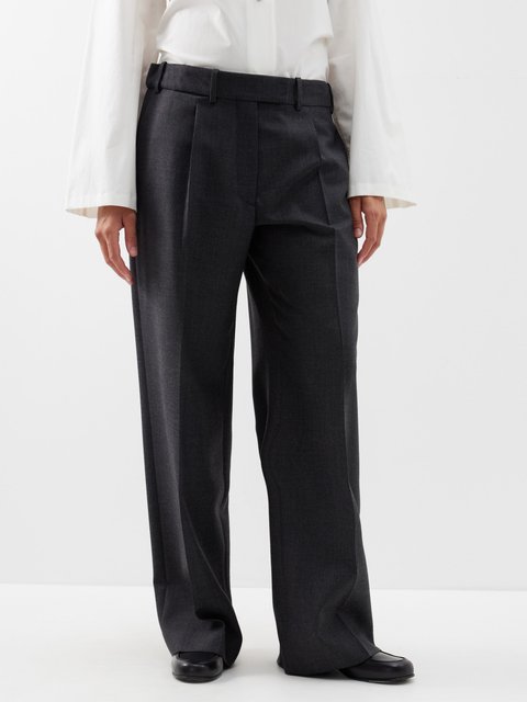LORO PIANA 1025$ Navy City One Trousers - Soft Cotton Blend Jersey, Single  Pleat | eBay